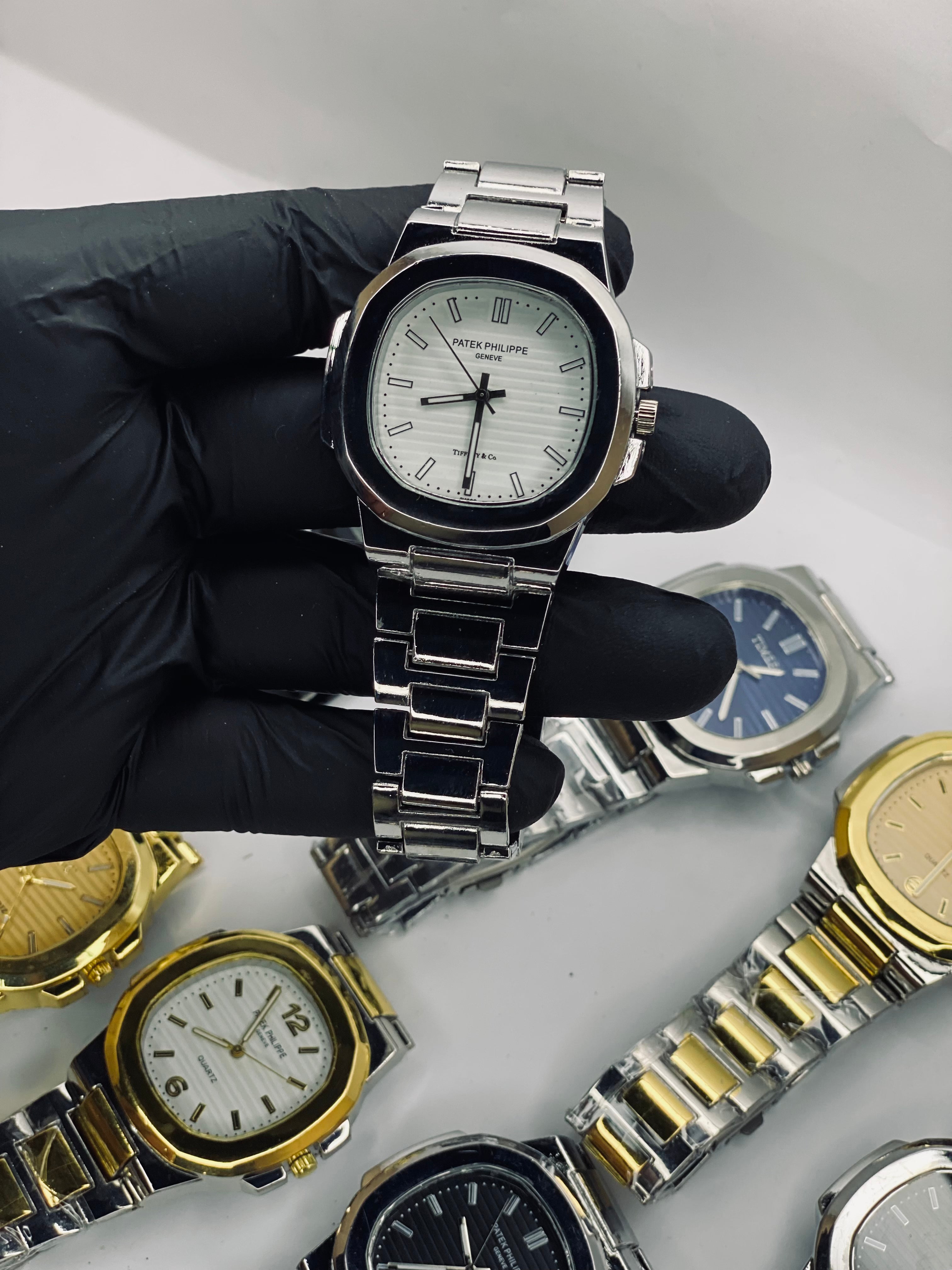 Faizi Collection Black White Dial Watch
