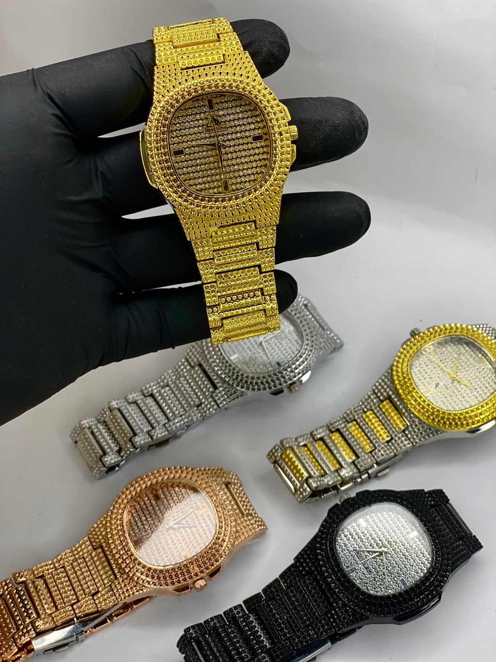 Men's Square Diamond Watch