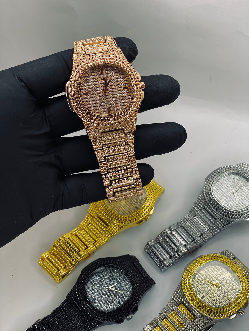 Men's Square Diamond Watch